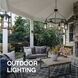 Estate Series Alford Place LED 14 inch Oil Rubbed Bronze Outdoor Wall Mount Lantern, Small