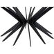 Spider 40 X 40 inch Matte Black Coffee Table