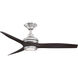 Spitfire 1 Light Brushed Nickel Fan Light Kit