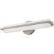 Visby LED 4 inch Brushed Nickel ADA Bath Vanity Wall Light