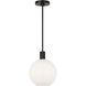 Drew & Jonathan Colewood 1 Light 12.5 inch Midnight Black Pendant Ceiling Light, Small