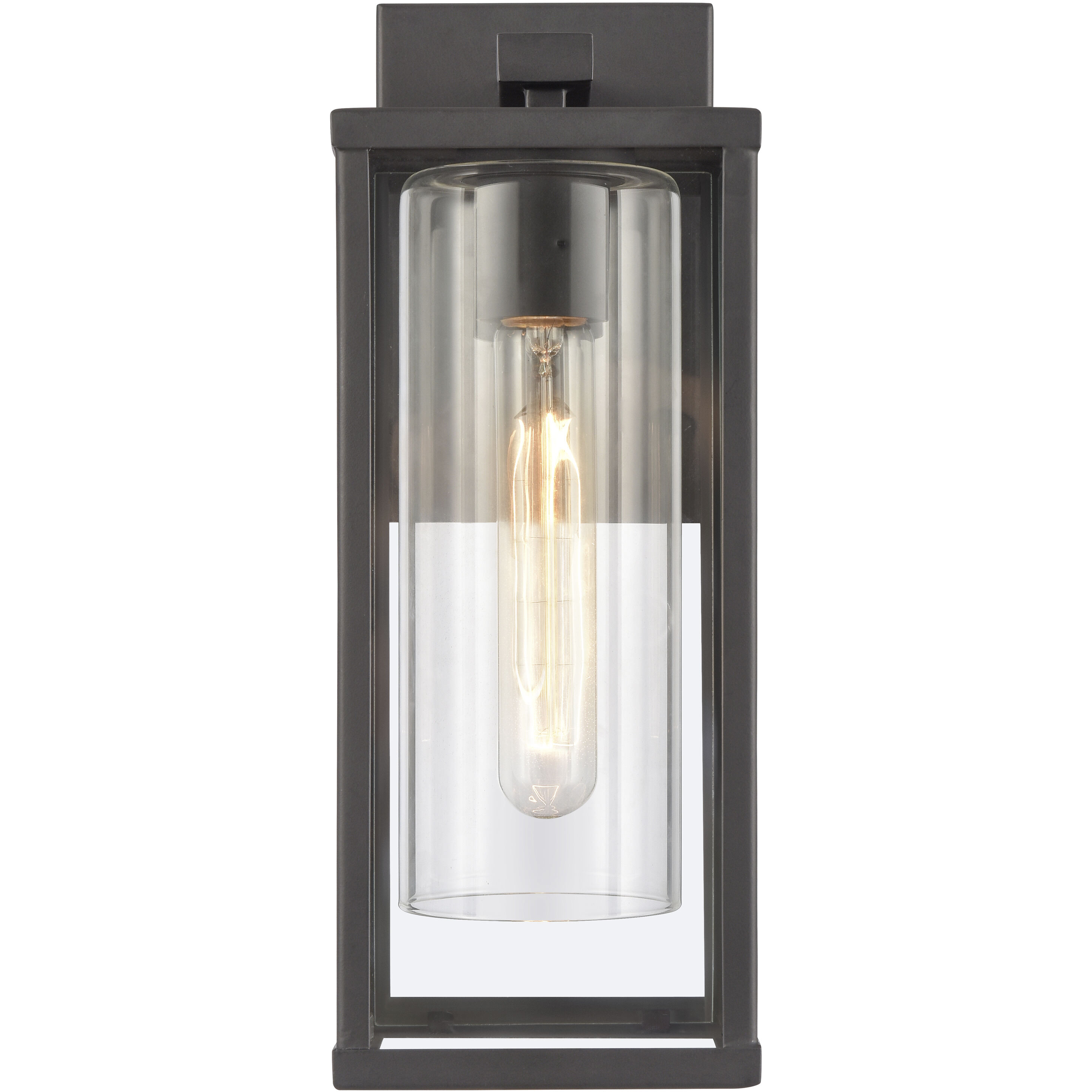 Augusta 1 Light 13.75 inch Matte Black Outdoor Sconce