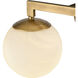 Gillian 2 Light 16 inch Natural Brass Vanity Light Wall Light
