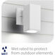 Cubix LED 6.75 inch White Outdoor Wall Lighting in 3000K, WAC Limited