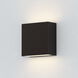 Cubed LED 5.5 inch Black Outdoor Wall Mount