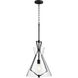 Fort Worth 1 Light 13.25 inch Noir Pendant Ceiling Light