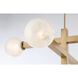Narra 5 Light 47 inch Legacy Brass Chandelier Ceiling Light