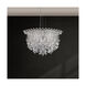 Trilliane Strands 8 Light 25 inch Polished Stainless Steel Pendant Ceiling Light in Heritage
