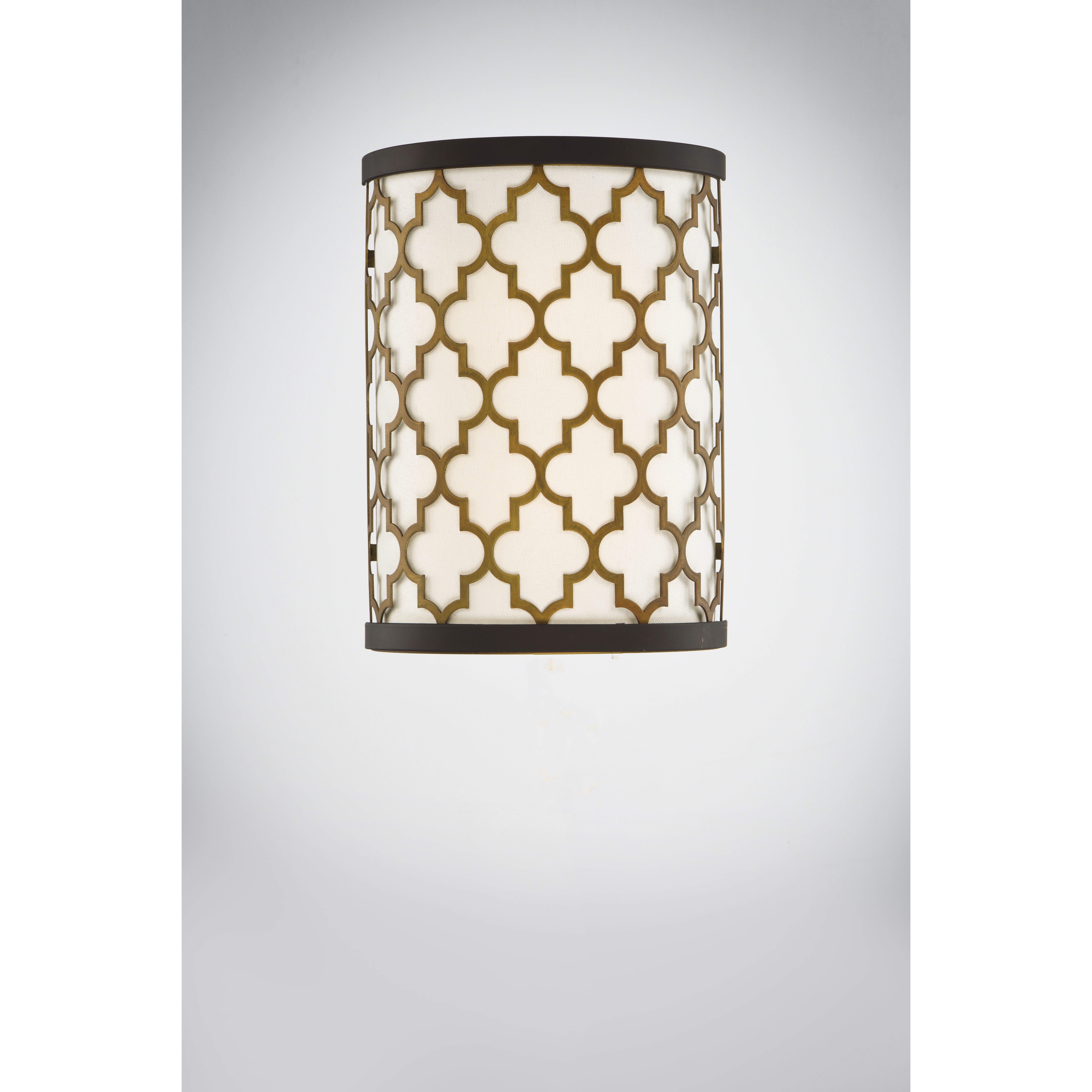 Crest LED 8 inch Oil Rubbed Bronze/Antique Brass ADA Wall Sconce Wall Light