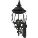 Frontenac 4 Light 29 inch Textured Black Outdoor  Wall Lantern