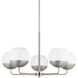 Alvin 5 Light 26 inch Brushed Nickel Chandelier Ceiling Light