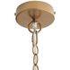 Baja 1 Light 10 inch Dark Gray Wash and Antique Brass Pendant Ceiling Light