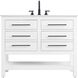 Karson 42 X 34 inch White Bathroom Vanity Cabinet