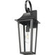 Gannon Outdoor Wall Light in Black, G9