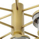 Andromeda 10 Light 41.93 inch Antique Brass Pendant Ceiling Light