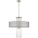 Alexis 4 Light 24 inch Brushed Nickel Pendant Chandelier Ceiling Light