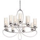 Grayson 12 Light 32 inch Pearl Silver Chandelier Ceiling Light