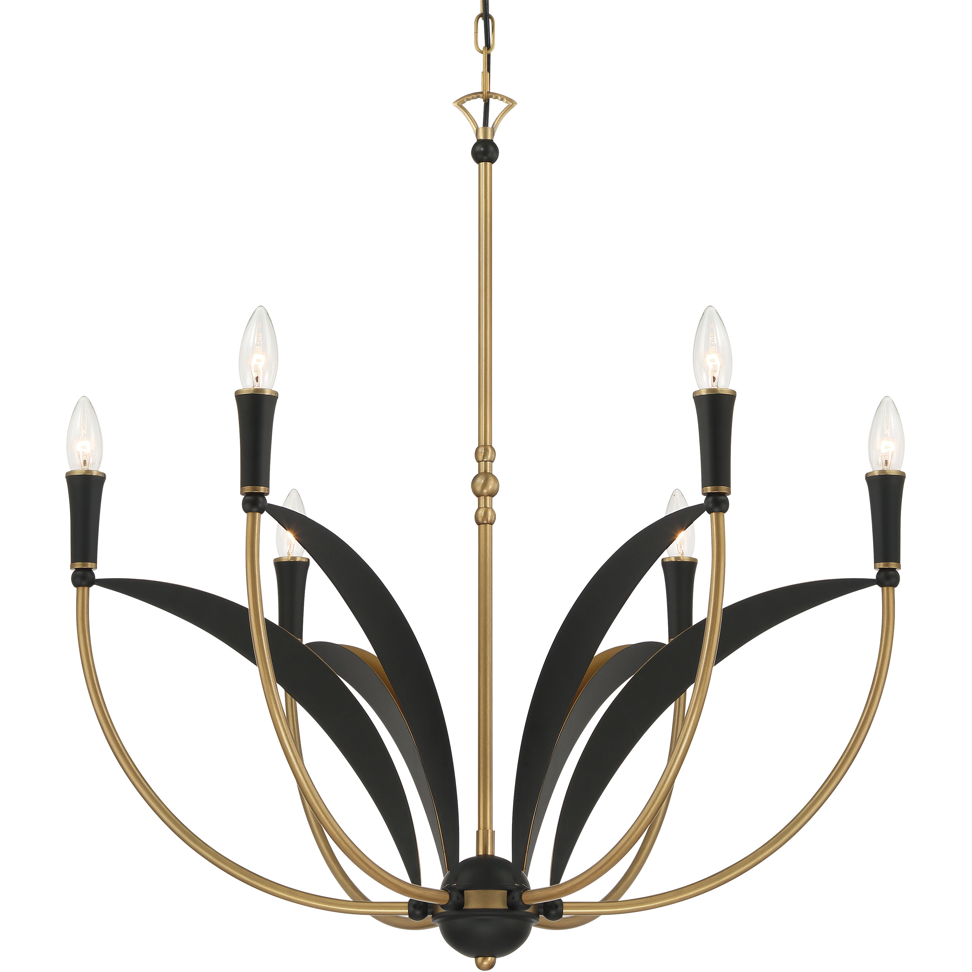 Miller 6 Light 28.25 inch Legacy Brass and Sand Coal Chandelier Ceiling Light