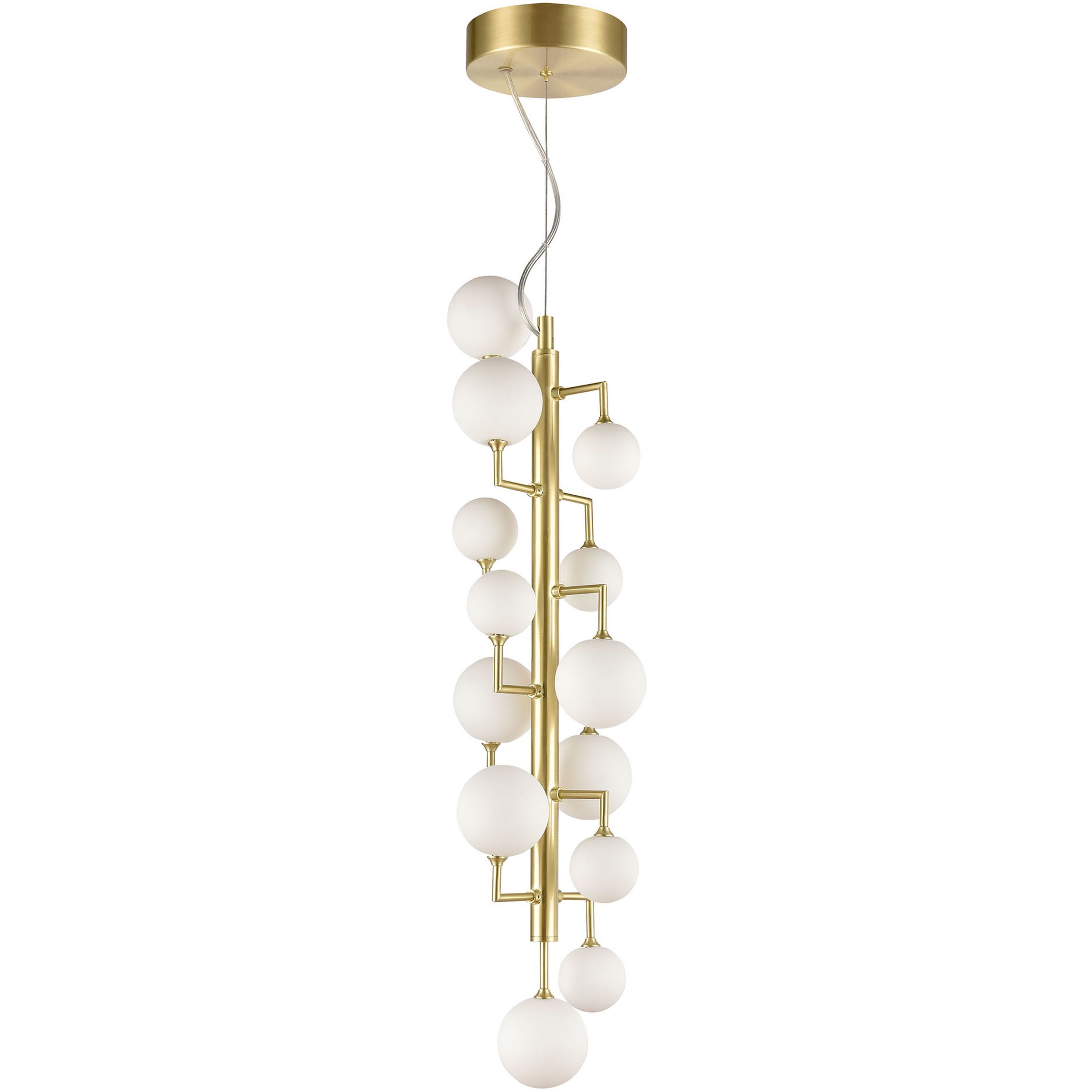 Keir LED 8 inch Gold Chandelier Ceiling Light