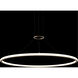 Luna LED 50 inch Painted Brass Pendant Ceiling Light