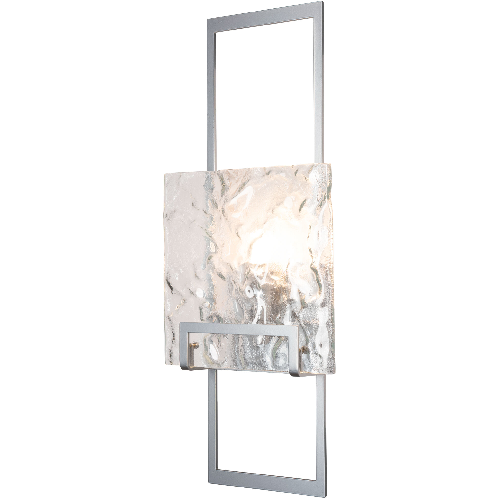 Geo Sconce Wall Light in Sterling, Clear