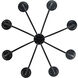 Candle 8 Light 26.5 inch Black Chandelier Ceiling Light