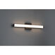 Maxx 24 inch Matte Black Vanity/Bath Bar Wall Light