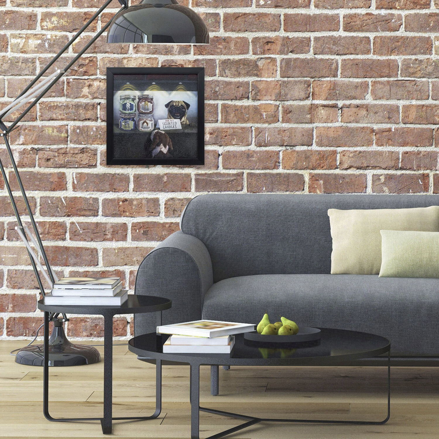 Animals 11 X 11 inch Non-Glass Framed Art, Propac