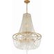 Arcadia 9 Light 24 inch Antique Gold Chandelier Ceiling Light