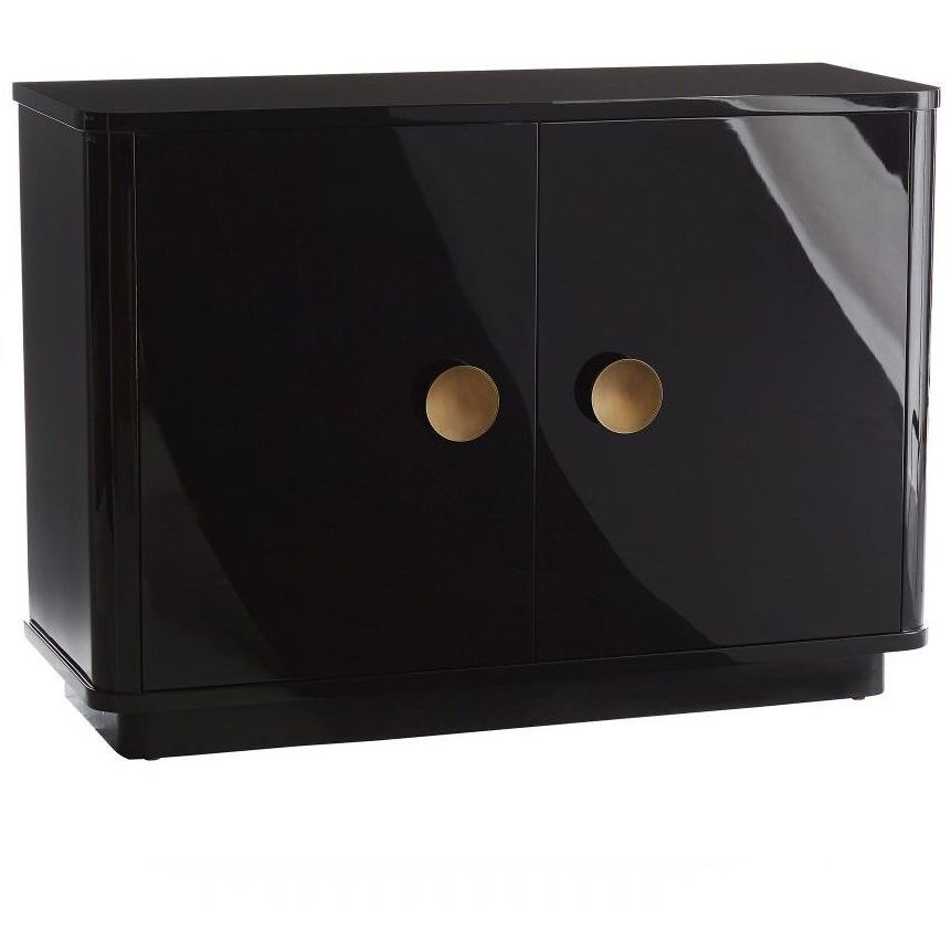 Kennedy High Gloss Black Lacquer Cabinet