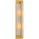 Carver 2 Light 4.5 inch Warm Brass ADA Wall Sconce Wall Light