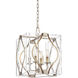 Brenton Cove 4 Light 14 inch Gold Mist Gold Leaf Pendant Ceiling Light