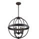 Roxbury 5 Light 19.5 inch Chrome Up Chandelier Ceiling Light