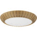 Alora Mood Merida 3 Light 20.75 inch Rattan Flush Mount Ceiling Light