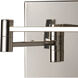 Swingarms 22 inch 150 watt Polished Chrome Swingarm Sconce Wall Light