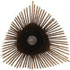 Aristocrat 2 Light 8 inch Dark Bronze and French Gold Mini Pendant Ceiling Light
