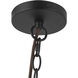 Alora Mood Faye 3 Light 17.75 inch Matte Black and Smoked Solid Glass Chandelier Ceiling Light in Smoked Glass