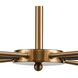 Astoria 9 Light 32 inch Satin Gold Chandelier Ceiling Light