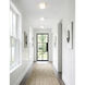 Textile Collection - Marco Family 4.25 inch White Linen Flush-Mount Ceiling Light, EVOLV