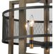Woodbridge 5 Light 22 inch Matte Black Chandelier Ceiling Light