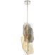 Grotto LED 8.5 inch Polished Nickel Pendant Ceiling Light