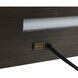 Zen 20 inch 23.00 watt Ebony and Weathered Brass Reclining Table Lamp Portable Light
