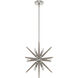 Jupiter Star 12 Light 18.5 inch Brushed Nickel Pendant Ceiling Light