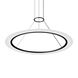 Arctic Rings LED 37.5 inch Satin Black Ring Pendant Ceiling Light