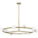 Sean Lavin Altair 12 Light 44 inch Burnished Brass Chandelier Ceiling Light