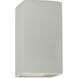 Ambiance 1 Light 9.5 inch Matte White Outdoor Wall Sconce, Small