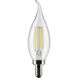 Lumos LED Candelabra Candelabra 4.00 watt 2700K LED Filament