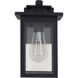 Rock Creek 1 Light 10.25 inch Textured Black Outdoor Wall Lantern