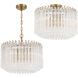 Lofton 5 Light 18 inch Aged Brass Chandelier Ceiling Light