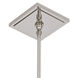 Carnival 6 Light 49.5 inch Polished Nickel Chandelier Ceiling Light